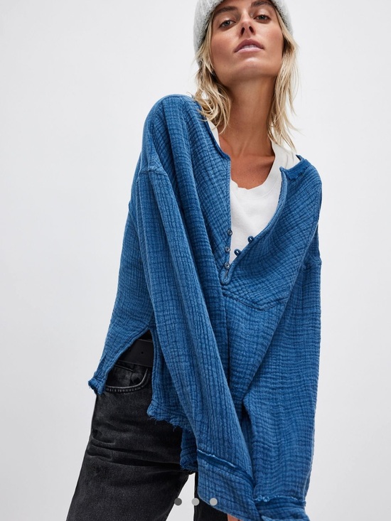 Free People Tops - Free People We The Free Easy Sunday Pullover